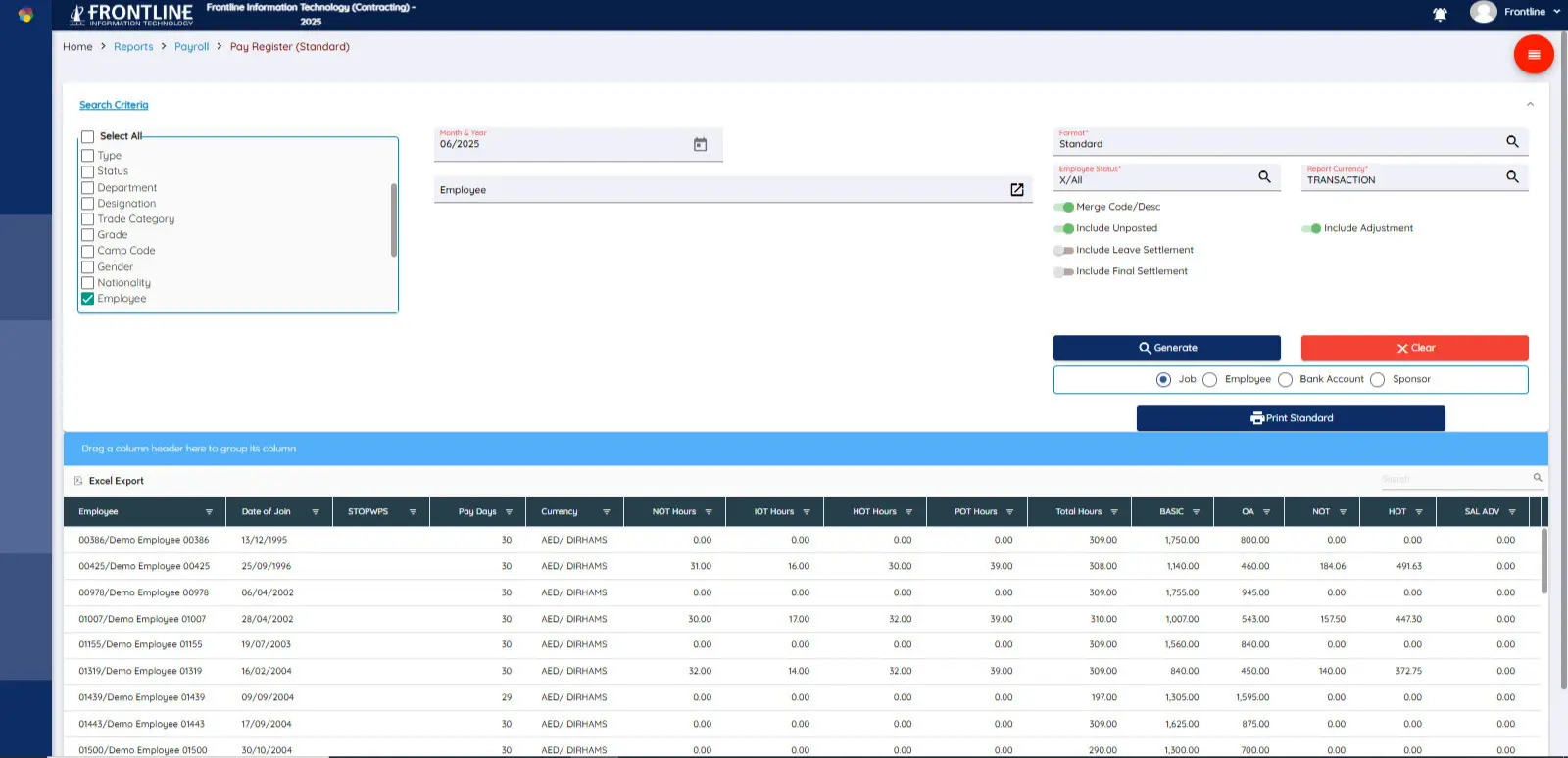 Horizon EBS Dashboard - Complete ERP Solution